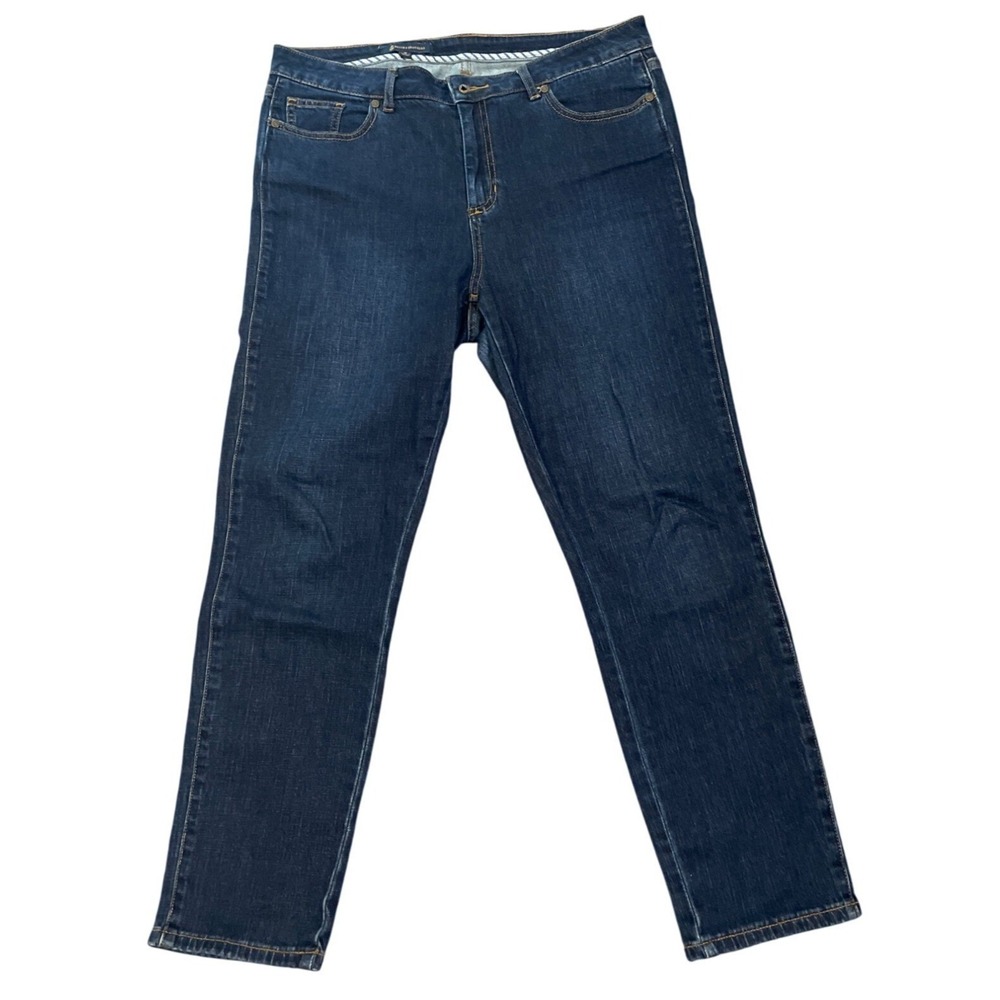 Brooks Brothers Womens Blue Denim Jeans Size 12 Timeless Normcore Classic